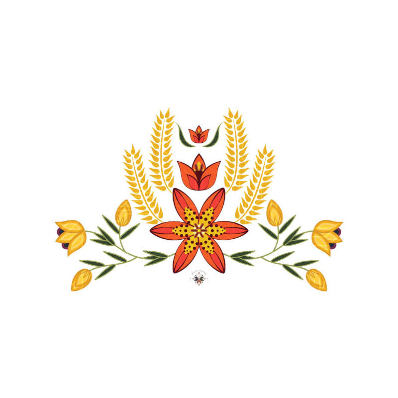 Provincial Florals | Saskatchewan | Small Crest