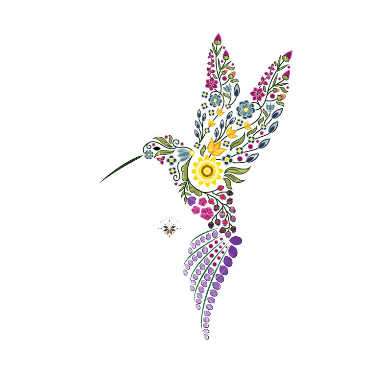 Floral Animals | Hummingbird