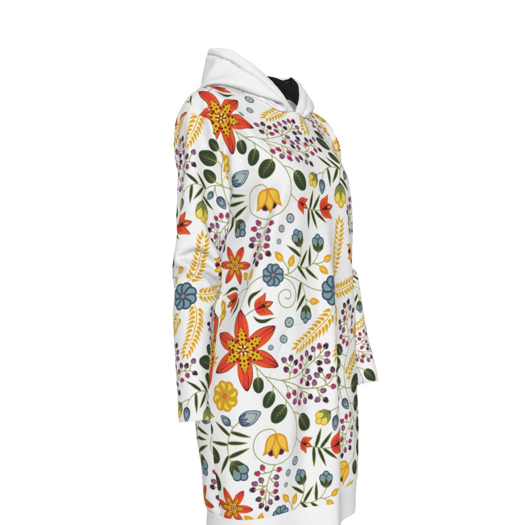 Saskatchewan Floral | Long Hoodie