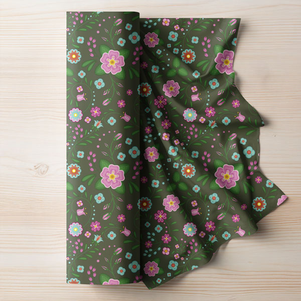 Alberta Floral Quilting Cotton