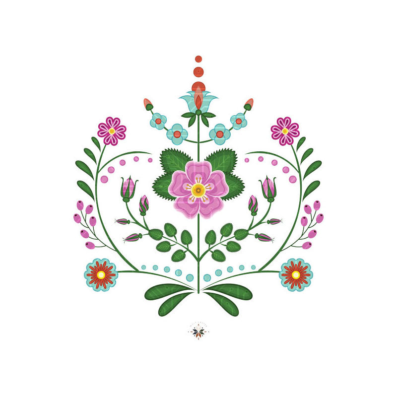 Provincial Florals | Alberta | Crest