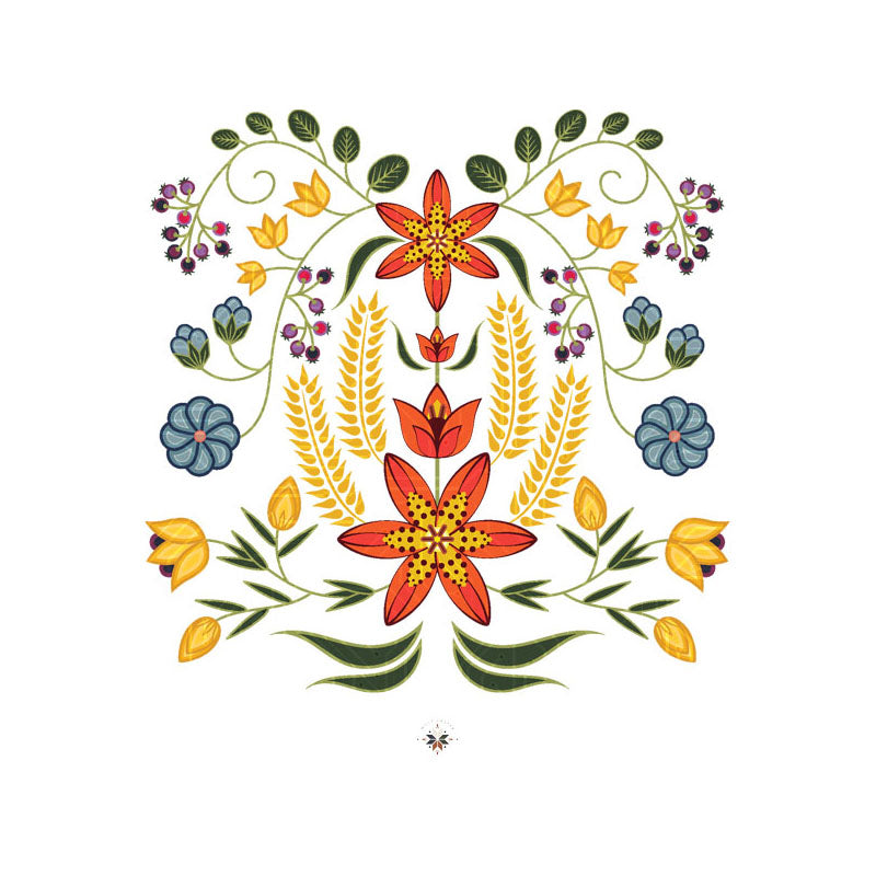 Provincial Florals | Saskatchewan | Crest