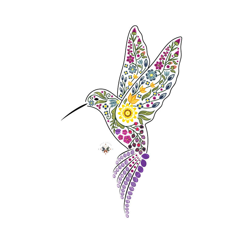 Floral Animals | Hummingbird