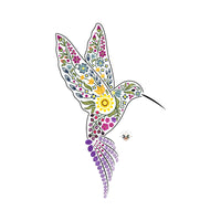 Floral Animals | Hummingbird
