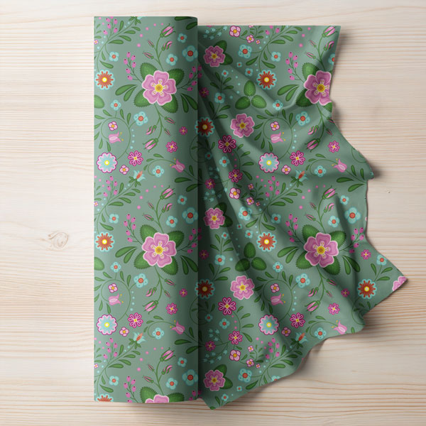 Alberta Floral Quilting Cotton